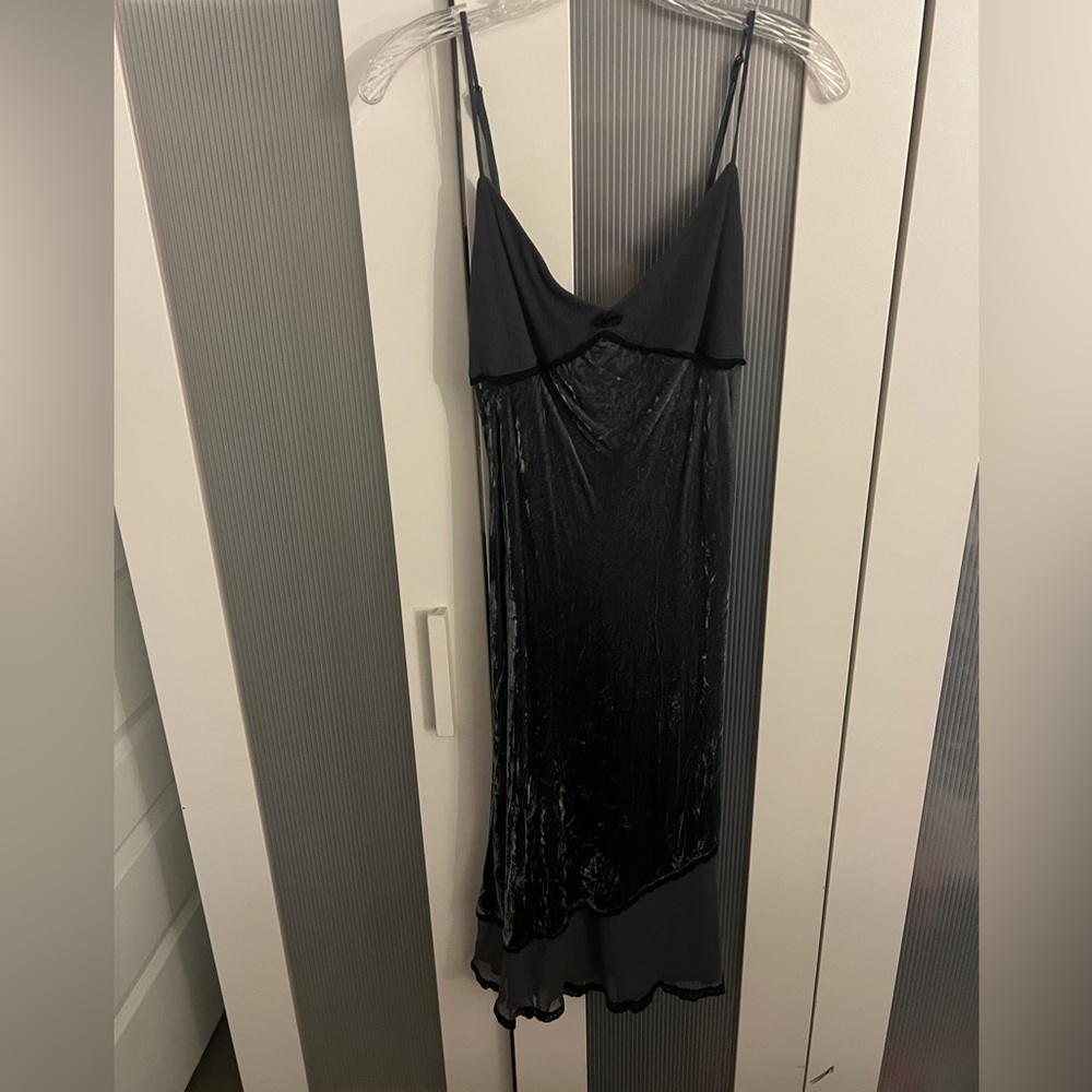 Betsey Johnson vintage Black Velvet Dress